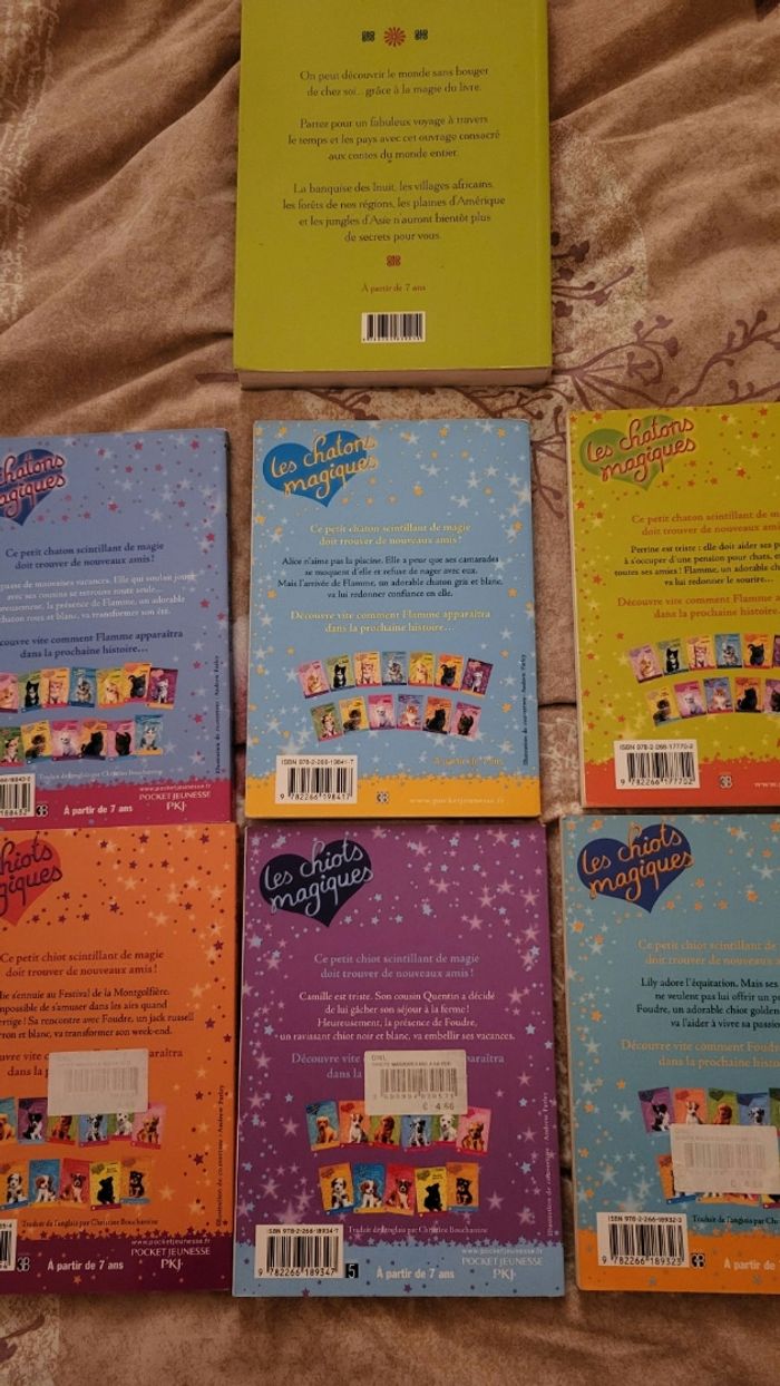 Lot livres enfants chiots et chats magiques - photo numéro 3