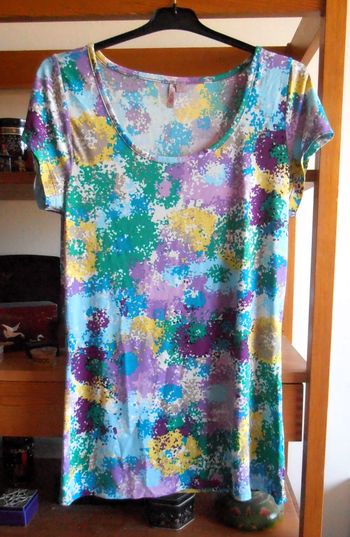 T-shirt multicolore femme, JDO, taille XL 42