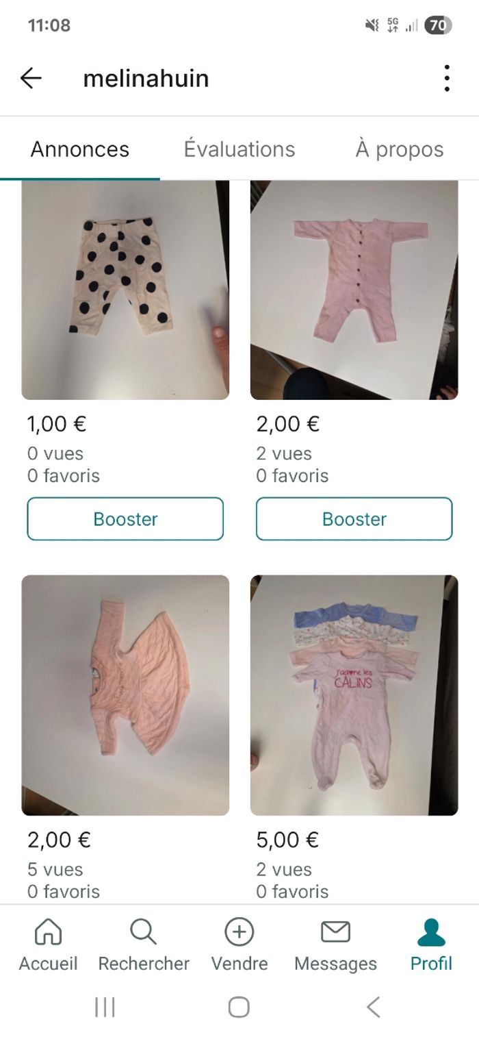 Gros lot 1 a 6 mois