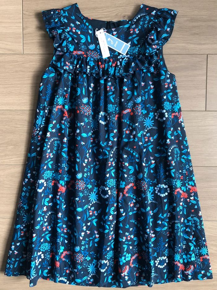 Robe chasuble en Liberty Maynard's garden Jacadi T-12 ans