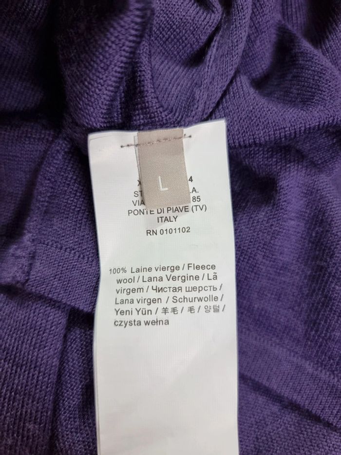 Stefanel robe multiples violet * taille L * - photo numéro 13