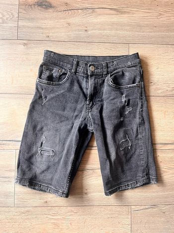 Short en jean noir gris 12 ans Zara