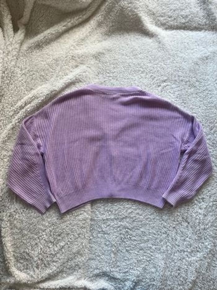 💜 Cardigan / gilet violet clair taille M - Stradivarius 💜 - photo numéro 2