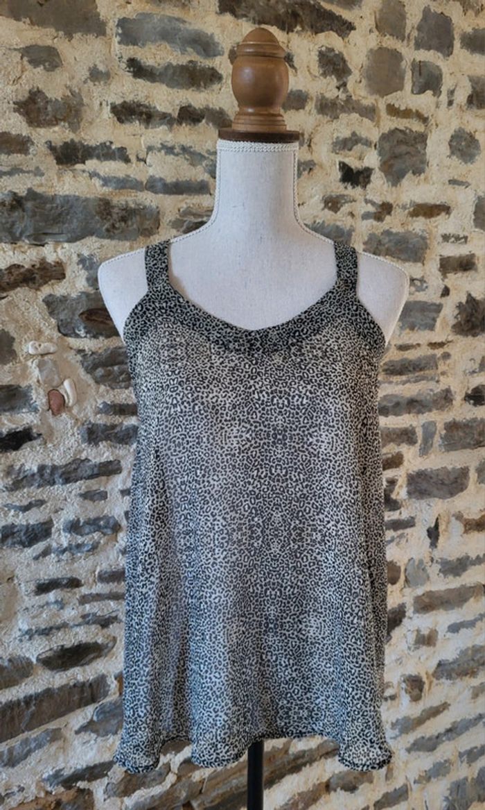 Débardeur à motifs léopard Pull&Bear Taille S ou 34 36 - photo numéro 2
