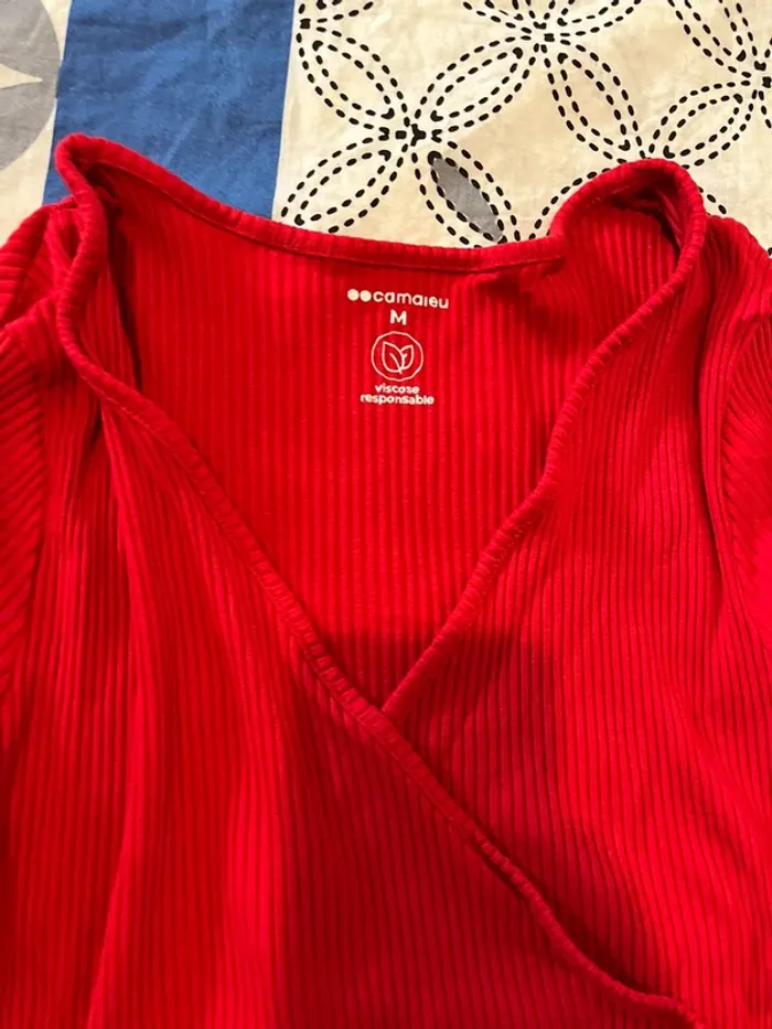 Cache cœur rouge camaïeu - photo numéro 2