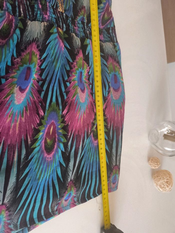 Top dos dénudée taille M MIM multicolore très bon état - photo numéro 3