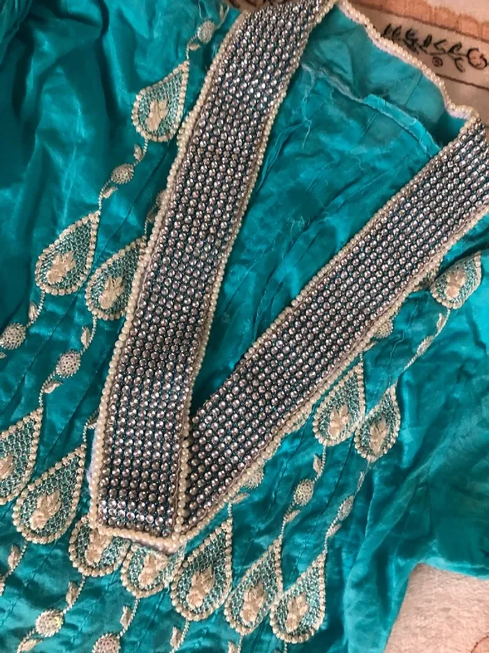 Robe longue indienne pakistanaise classe chic mariage événement - photo numéro 6