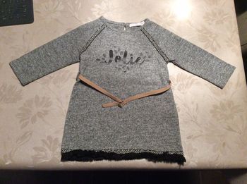 Robe avec ceinture 12 mois