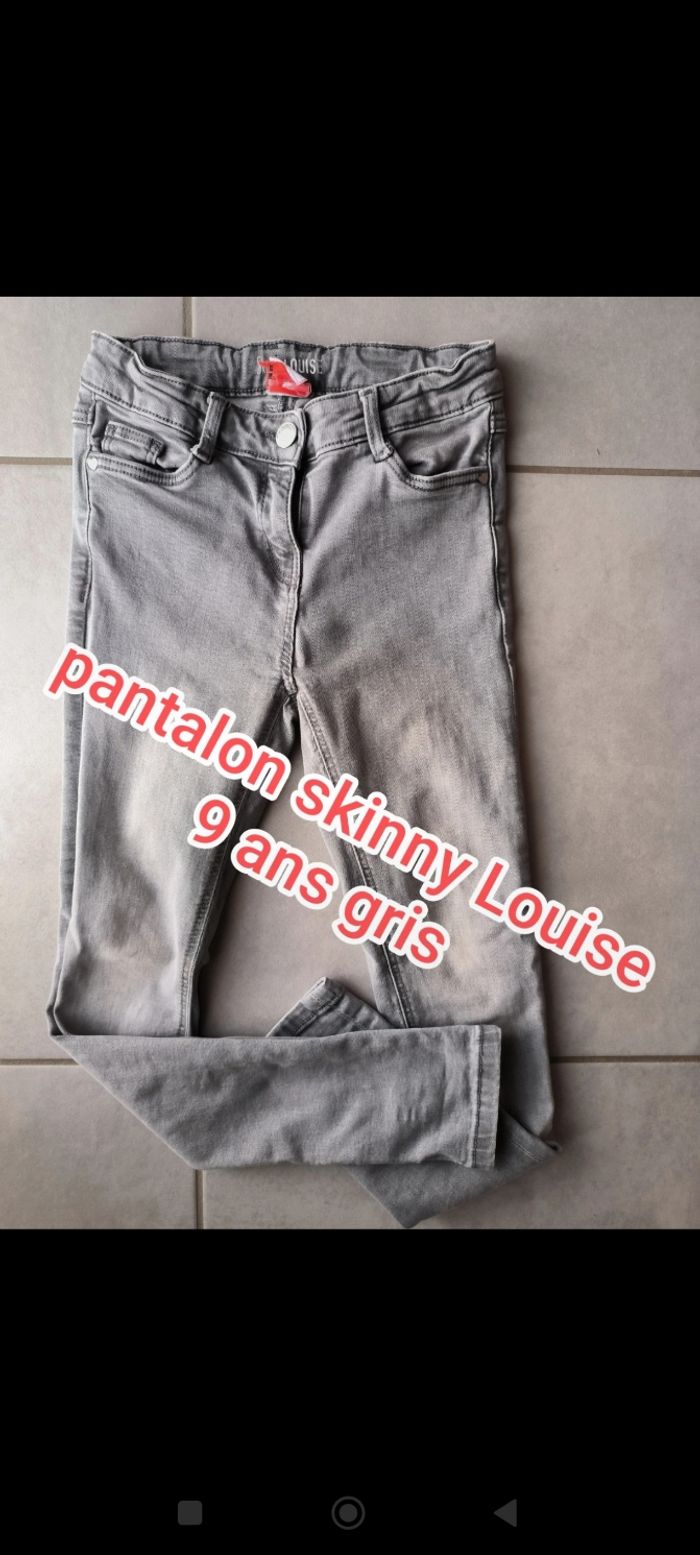 Pantalon fille skinny Louise 9 ans