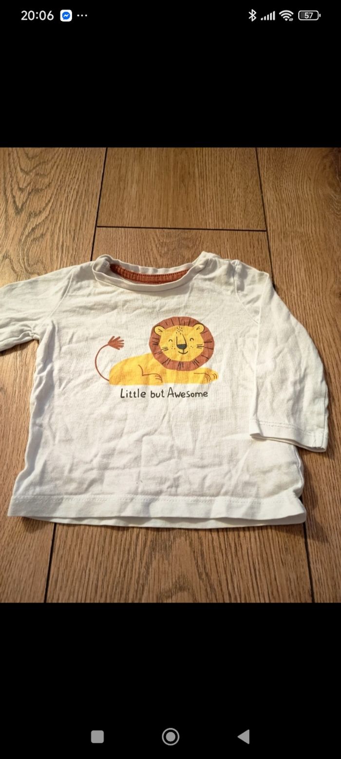 Lot T-shirts manches longues 3 mois - photo numéro 3