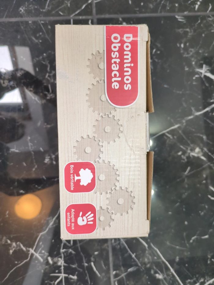 Jeu en bois domino obstacle complet - photo numéro 2