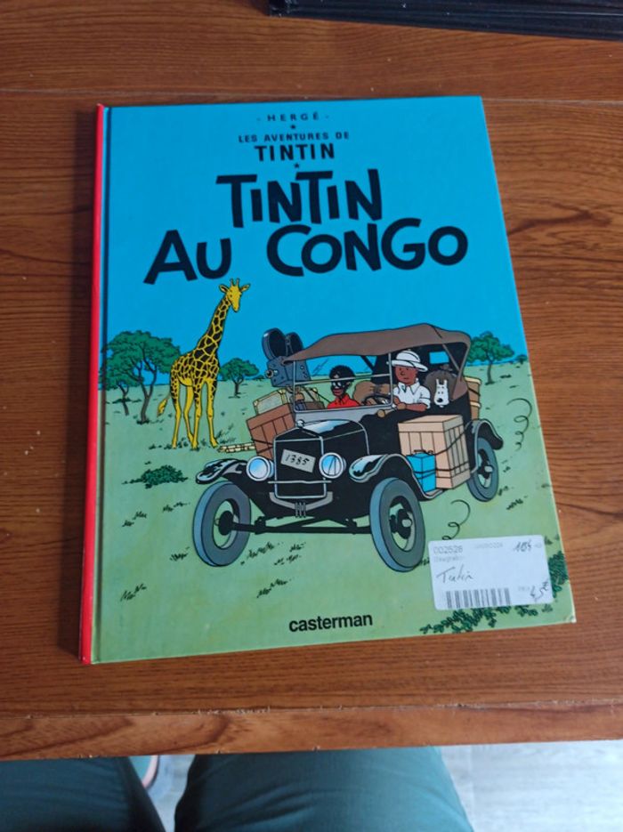 BD tintin au Congo