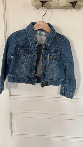 Veste en jean vert baudet