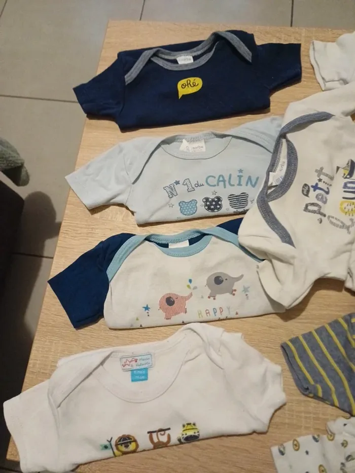 Lot de 15 bodies manche courtes - photo numéro 2