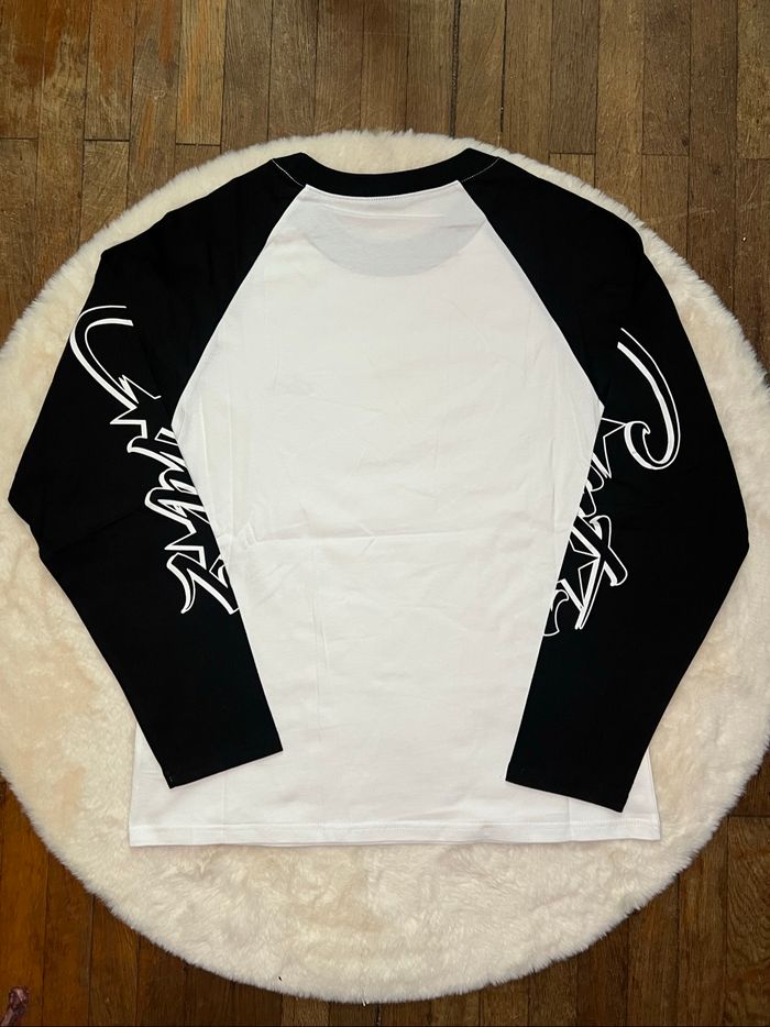T-shirt manches longues corteiz noir/blanc - neuf avec étiquette taille M - photo numéro 2