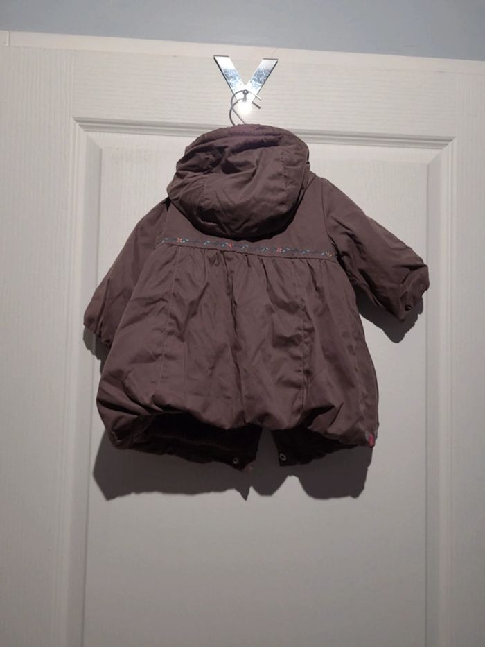 Manteau doudoune chaude marron Dp am - photo numéro 3