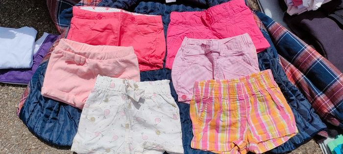 6 shorts 12 mois