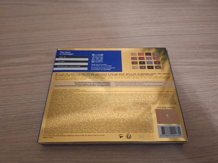 Palette 16 fards à paupières wishing you Sephora - photo numéro 4