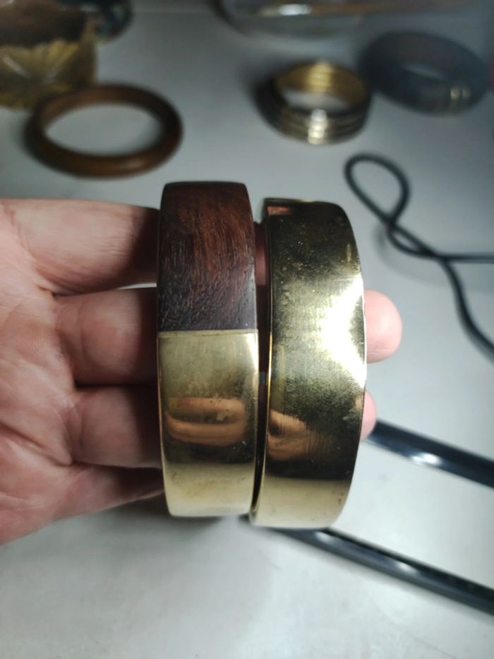 2 bracelets bi- matière - photo numéro 5