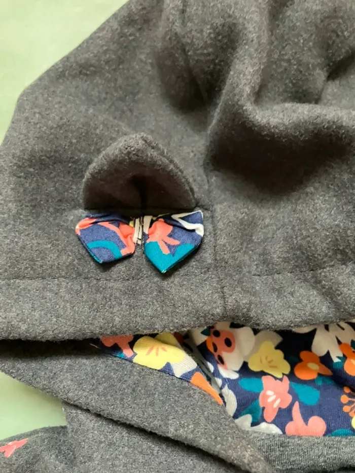 Manteau/veste cape couleur grise “chat” 18-24mois Sergent Major - photo numéro 6