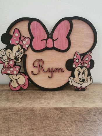 Cadre naissance Minnie