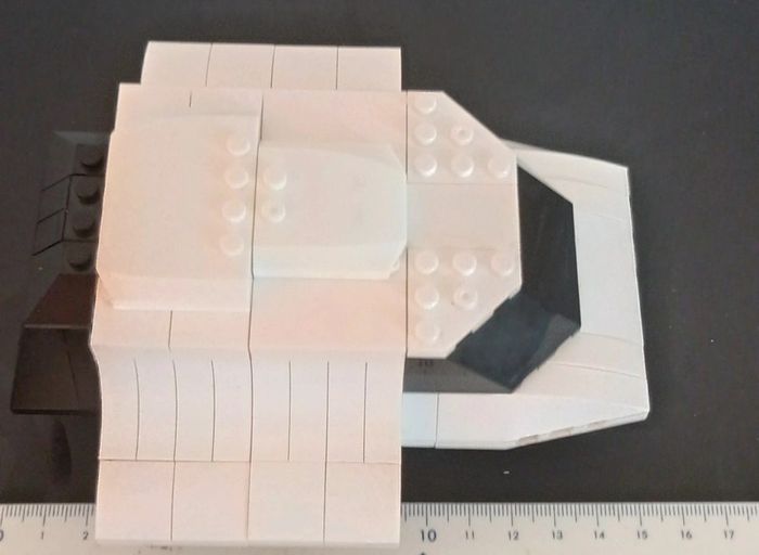 🤩culte !! v les visiteurs 1983 navette de transport+ chasseur visiteurs à construire - photo numéro 10