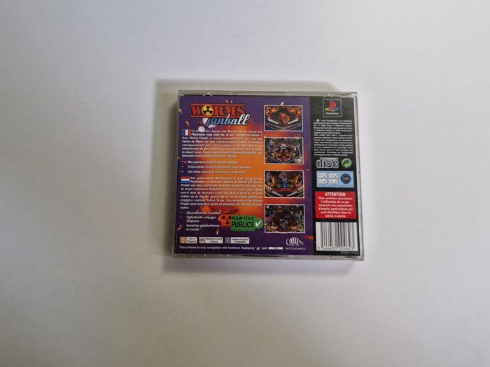 Jeux Ps1 Playstation 1 Worms Pinball - photo numéro 2