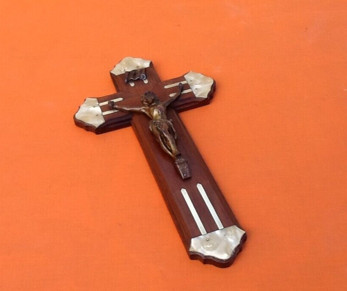 Années 1920 Crucifix à suspendre Bois de palissandre - photo numéro 10