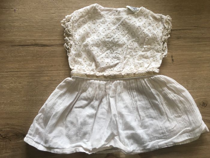 Robe blanche événement fille - photo numéro 7