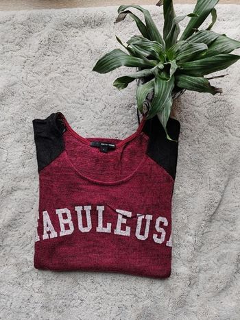 Pull fin bordeau Fabuleuse Tally weijl 🌸