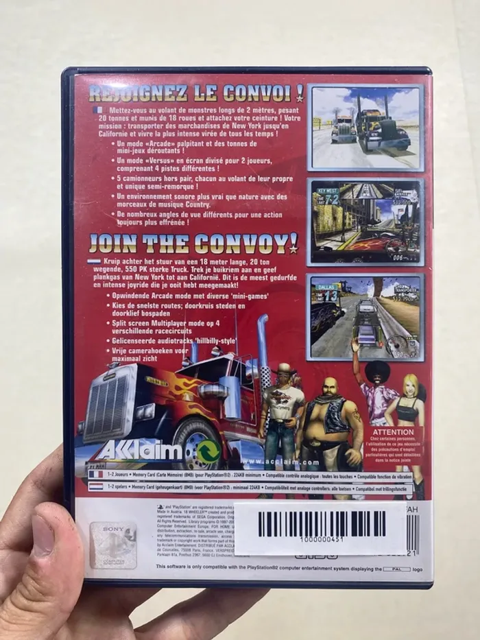 🎮 Jeu PS2 - 18 Wheeler: American Pro Trucker - Complet avec Notice - photo numéro 2