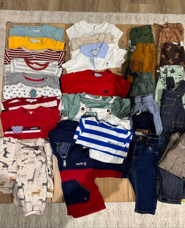 Lot de vêtement bébé garçon 6 mois