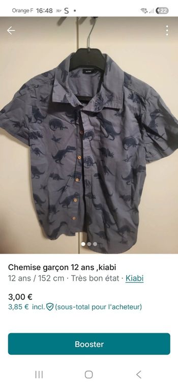 Lot 12 ans garçon,  pour Élodie D