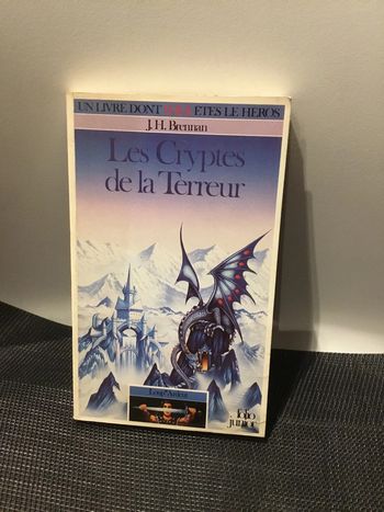 Livre dont vous êtes le héros Les cryptes de la terreur LDVELH