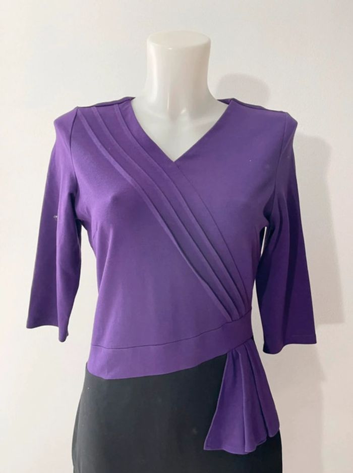 Robe noire et violette - photo numéro 3