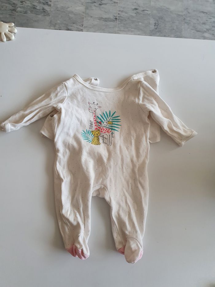 2 bodies bébé fille taille 3 mois - photo numéro 2