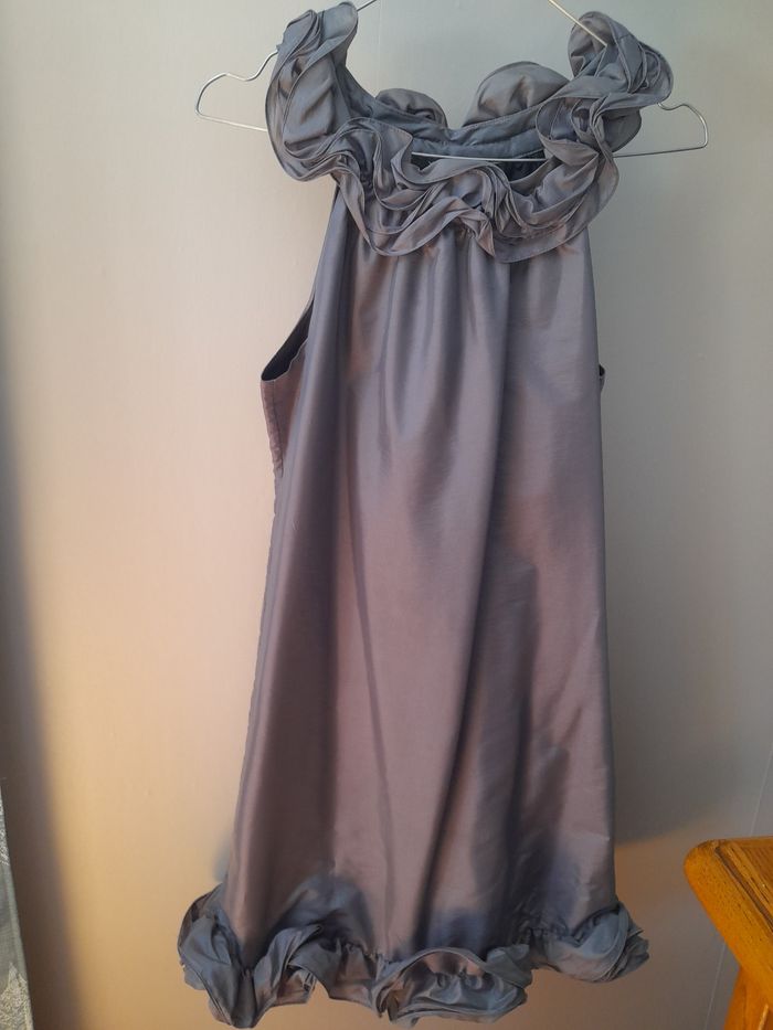 Robe cérémonie grise