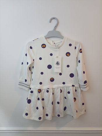 Robe à pois petit bateau 18 mois