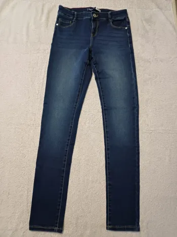 Jean skinny neuf bleu Okaïdi (réf perso G-O22)(familleac72)