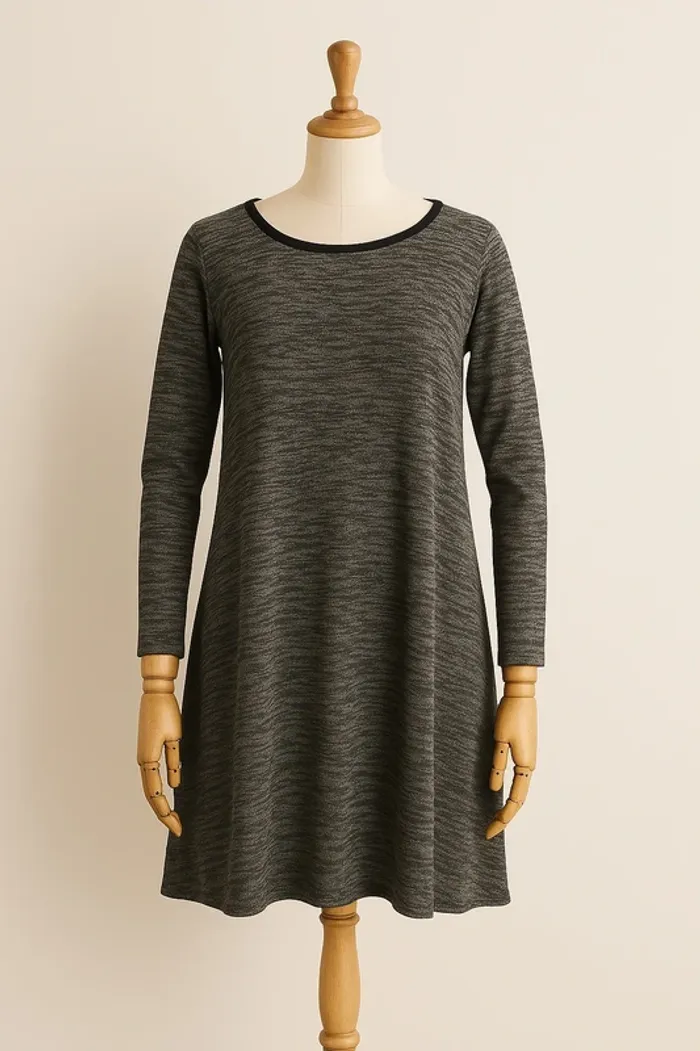 Robe pull gris chiné – KIABI – Taille L - 5€