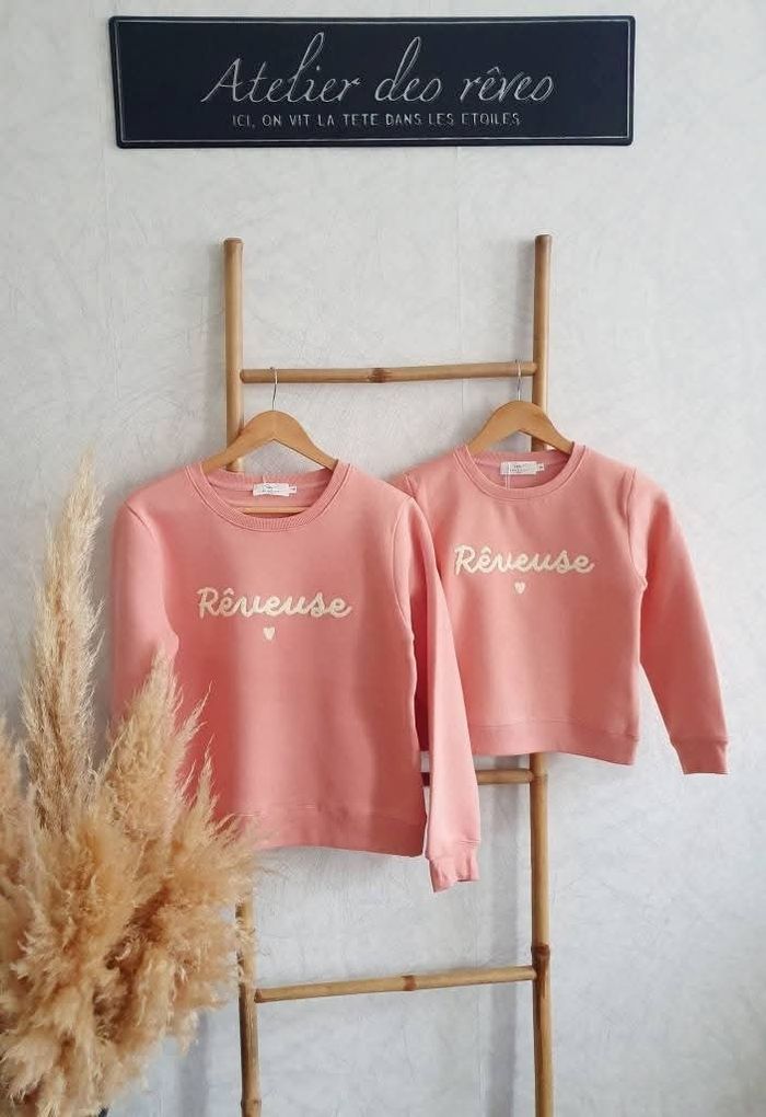 Sweat " Rêveuse " Taille 12 ans - photo numéro 5