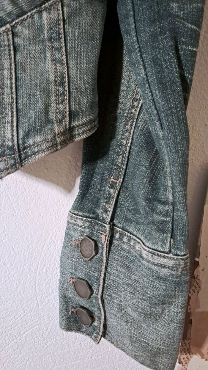 Veste en jean courte – Style blazer - photo numéro 5