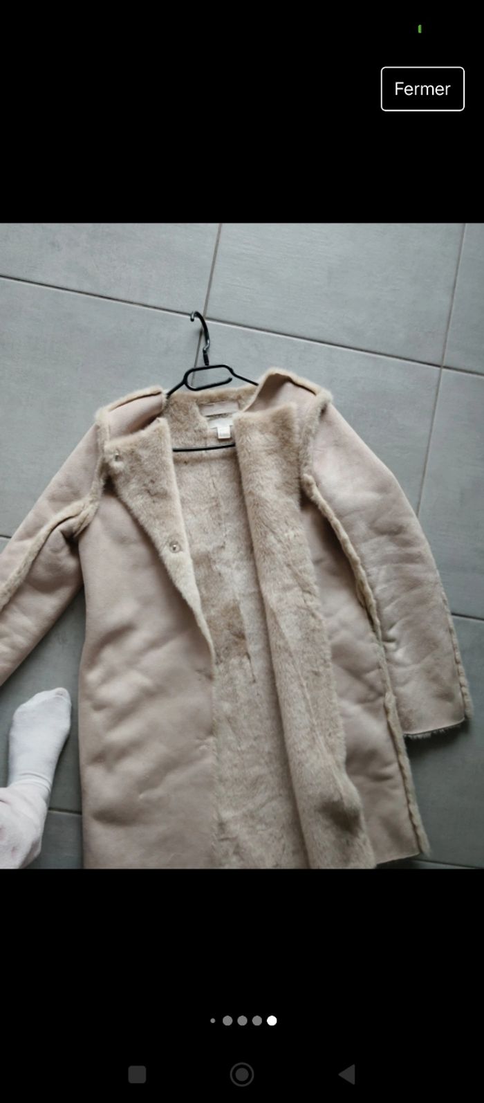 Manteau fourré