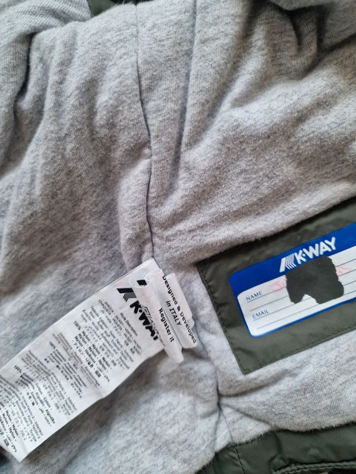 K-way - Veste manches longues, avec capuche - Jacques / Jack Plus Padded - Kaki (3 ans) - photo numéro 8