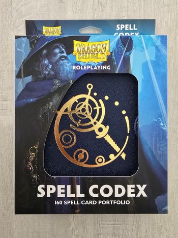 Portfolio Dragon Shield Spell Codex 160 Midnight Blue 