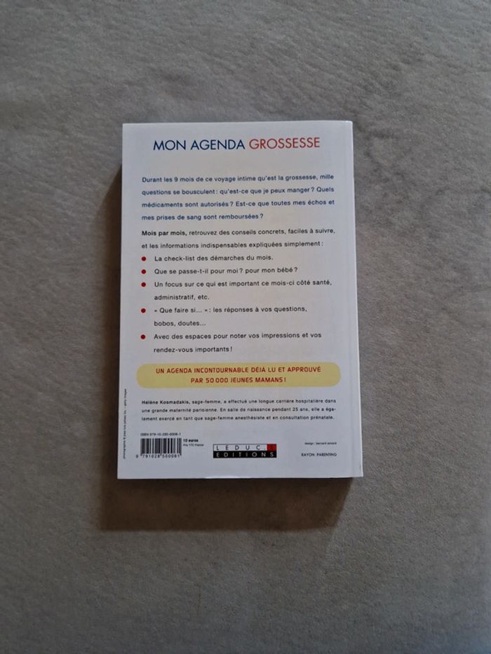 Livre 📖  Mon agenda Grossesse - photo numéro 3