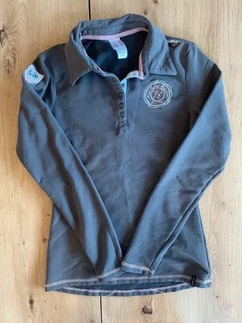 Polo  Fouganza  –  Gris  – Taille 38  – Très  bon état