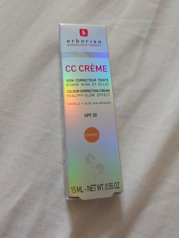 Cc creme erborian teinte carmel 15ml 