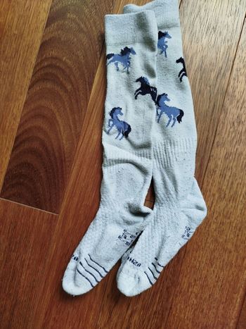 2 paires de chaussettes d'équitation 35-38