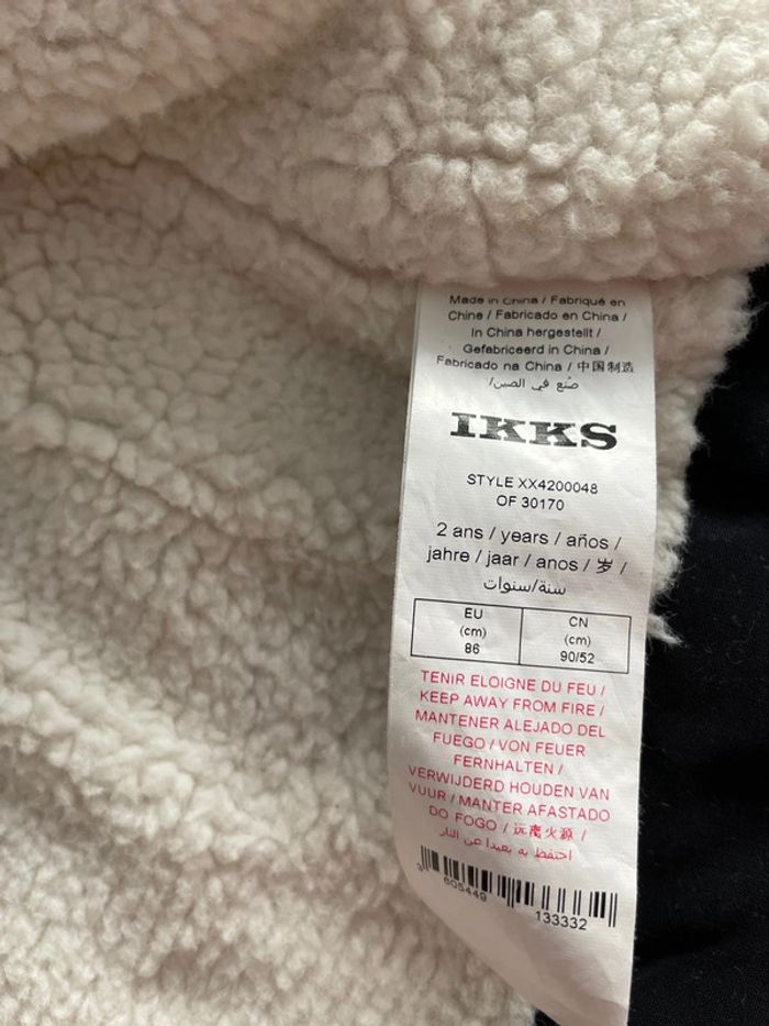 parka ikks marine chaud 2 ans - photo numéro 8